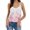 Pink, variant on GDREDA Woman Tank Top Summer Tank Tops For Women Pleated Spaghetti Strap Camisole Loose Fit Casual Sleeveless Women's Tanks & Camis Pink,S