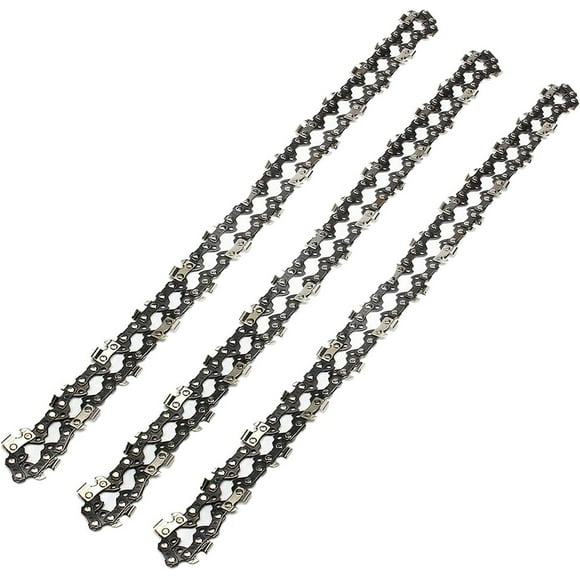 Semi-Chisel Chainsaw Saw Chain, Steel Material For Smooth Surface Cutting On Rough Construction Lumber, 18"