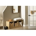 thumbnail image 6 of South Shore Toza, Entryway Bench, Nordik Oak, 6 of 9