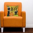 thumbnail image 4 of Juego de 4 fundas de almohada de lino de 18.0 x 18.0 in, diseño vintage de calabazas de Halloween, decoración del hogar, fundas de cojín cuadradas para sofá cama, 4 of 5