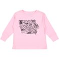 thumbnail image 3 of Inktastic Iowa State word salad Boys or Girls Long Sleeve Toddler T-Shirt, 3 of 5