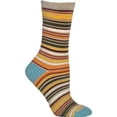 thumbnail image 2 of Ozone W149-VL Scandinavian Stripes Sock - Violet, One Size, 2 of 2