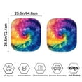 thumbnail image 4 of Jeiento Colorful Tie Dye Car Front Windshield Sun Shade 2 PCS Auto Sun Shades Foldable Automotive Interior Accessories for Sun Protection Auto Sun Heat and UV Rays Blocker, 4 of 6