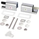 thumbnail image 1 of Toilet Seat Hinges Replacement, Soft Close Toilet Fittings Fixing Kit with Installation Accessories for Most Toilet Lids(Silver) g20242307609, 1 of 5