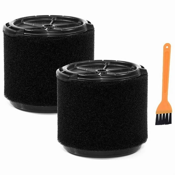 2pcs VF3700 Wet Application Foam Filter Replacement for Vac Filters, for 3-Gallon to 4-1/2-Gallon Shop Vacuum Cleaners