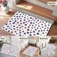 thumbnail image 5 of 4th of July Entryway Rug 2'x3'&nbsp; Non Slip Front Door Mats, Blue Red Star Patriotic Geometric Entrance Rugs Indoor Outdoor Carpet, Washable Floor Mats Small Area Rug for Bedroom Kitchen, 5 of 8