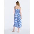 thumbnail image 2 of Free Assembly Women's Smocked Peplum Maxi Dress, Sizes XS-XXL, 2 of 4