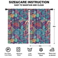 thumbnail image 2 of Blackout Kids Curtains,Paisley Pattern Childrens Insulated Curtains Set Of 2,Bedroom Essentials,Toddler Room Decor 52"x84"(132x213cm), 2 of 4