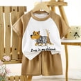 thumbnail image 2 of Xudanell Baby Toddler Pajamas Girl Boy Sleepwear Summer Pja Homewear Short Sets Size 6-12 Months, 2 of 5