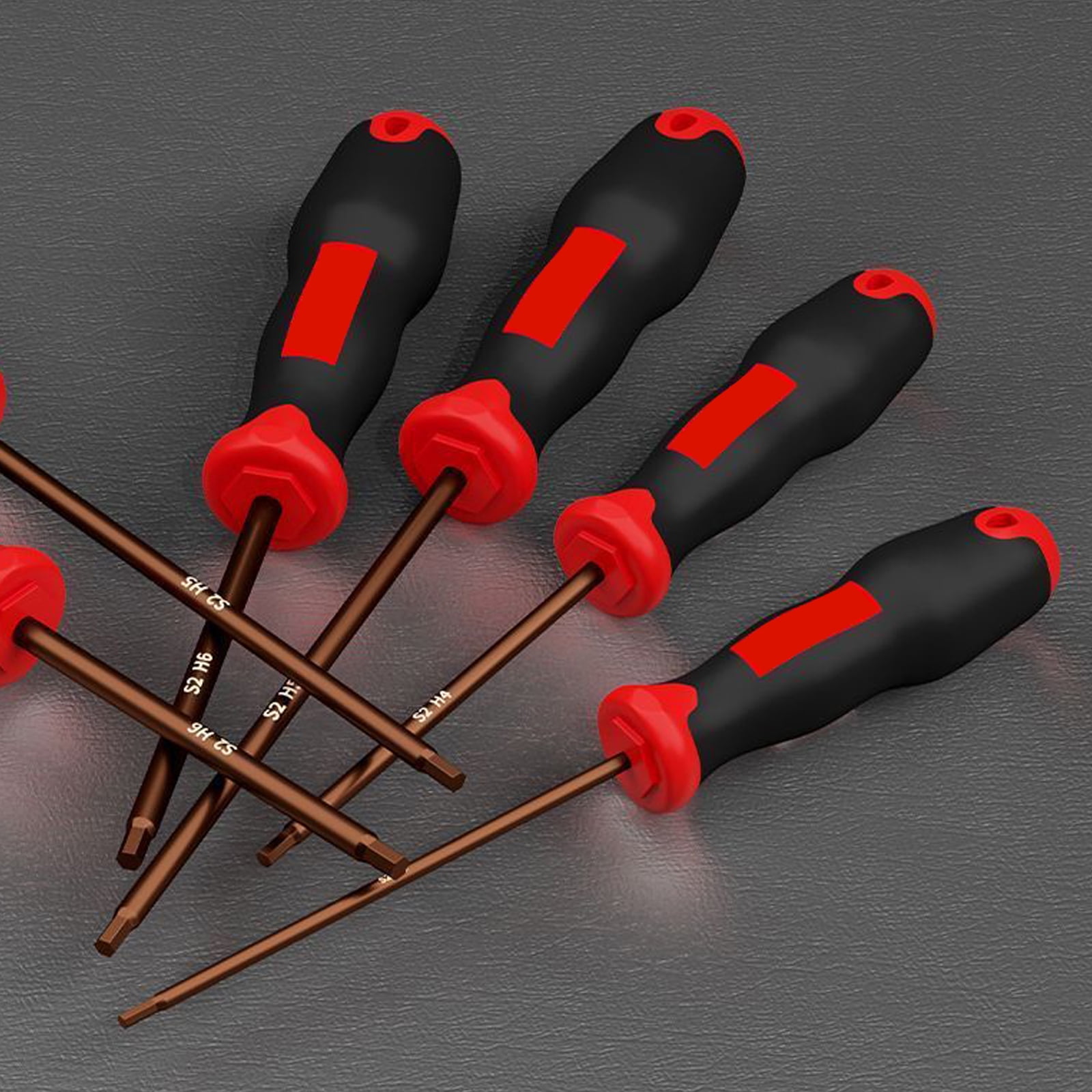 Hexagonal Screwdriver Set in 8 Different Size Wear Resistant Alloy Steel Screwdriver for Electronics Repairs