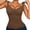 AB100 Brown, variant on Shapewear Tank Tops For Women Tummy Control Seamless Tops V Neck Body Shaper Camisole Size Xl Gold