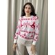 thumbnail image 1 of Suéter navideño Reno blanco G/XG, 1 of 2