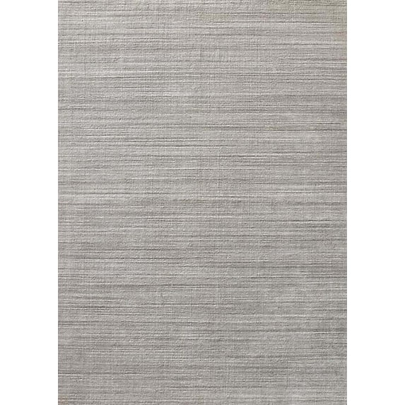 Ahgly Company Machine Washable Indoor Rectangle Industrial Modern Silver Pink Area Rugs, 7' x 10'