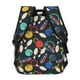 thumbnail image 4 of Disketp Bowling Ball Mochila Estampada para Hombre y Mujer – Mochila Ligera Clásica con Múltiples Bolsillos para Universidad, Trabajo y Viajes-One Size, 4 of 5
