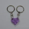 thumbnail image 4 of 2Pcs Matching Brick Heart Keychain for Couples, Best Friend Heart Keychains Valentine’s Day Birthday Key Chain, 4 of 4
