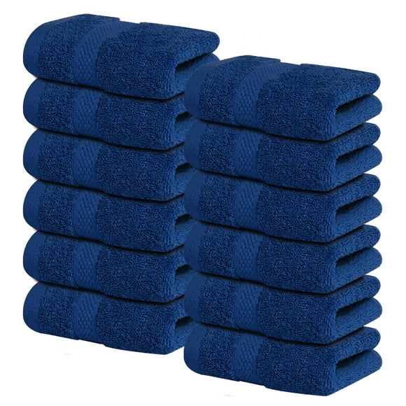 Toallitas Infinitee Xclusives Luxury, 100% algodón [13 x 13] 12 unidades