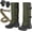 Green, variant on 2026 New Snake Resistant Outdoor Leg Gaiters, Durable Unisex Snake Gaiters/Prevent Cuts for Hunting/Working, Snake Bite Protection for Lower Legs, Snake Proof Gaiters with Adjustable Size