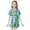 Mint Green, variant on Kids Boys Christmas Pjs Printed Silk Pjs Short Sleeve 2 Piece Sleepwear Button-Down Christmas Outfit Funny Pajamas 4-5 Years