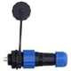 thumbnail image 3 of Conector de enchufe de aviación, duradero, estable, seguro, confiable, resistente a la corrosión, para máquinas controladas por programa, 3 pines, 3 of 10