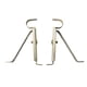 thumbnail image 1 of Juego de 2 soportes para barra de cortina de hierro, accesorios de montaje en pared ajustables para varilla de 15 mm, 1 of 9