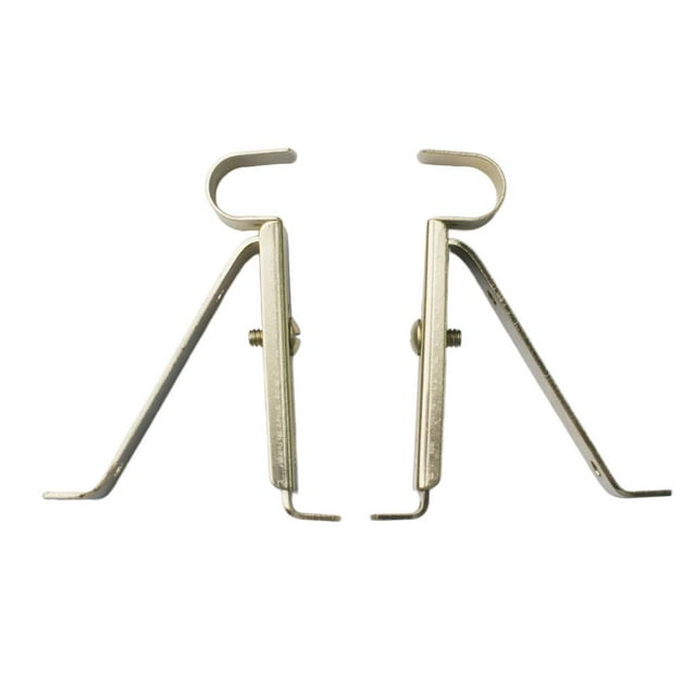 Soporte de barra Soportes de barra Soportes de barra ajustables - Derecho para la decorac para varilla de 15 mm Macarena Soporte para barra de cortina