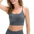 thumbnail image 1 of Women Sports Bra Print Stretchy Breathable Removable Pad Yoga Running, 1 of 8