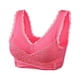 thumbnail image 1 of Sujetador deportivo inalámbrico con hebilla cruzada en la parte delantera y ajuste push up de encaje Chaleco de yoga para dormir Sujetador de espalda de belleza de talla grande, 1 of 5