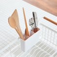 thumbnail image 4 of Yamazaki Home 3108 Sink Dish Drainer Rack-Expandable Kitchen Drying Organizer Holder One Size White, 4 of 5