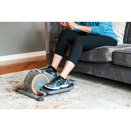 Cubii GO Compact Seated Elliptical - Grey/Orange