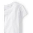 thumbnail image 2 of The Children's Place Girls Short Sleeve Layering T-Shirt, Sizes XS-XXL, 2 of 3