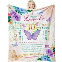 40th Birthday Gifts for Women Throw Blanket 60"X 50", 40 Year Old Birthday Gifts for Women, Gifts for 40th Birthday Woman, Turning 40 Gifts for Her, 1984 Forty Gifts, 40 Yr Old Bday Gift Ideas