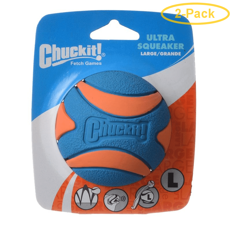 chuckit squeaker ball