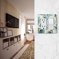 thumbnail image 5 of Yayeee Rocker Switch Wall Plate 1-Gang 4.6"x2.9" Home Decorative Outlet Cover, Peacock Feather, 5 of 6