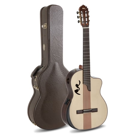 Manuel Rodrguez Caf Cortado Spruce 4/4 Electro-Acoustic Guitar w/ Case