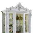 thumbnail image 7 of Zenie Buffet Cabinet and Hutch, Classic Carved Details, White Solid Wood, 7 of 7