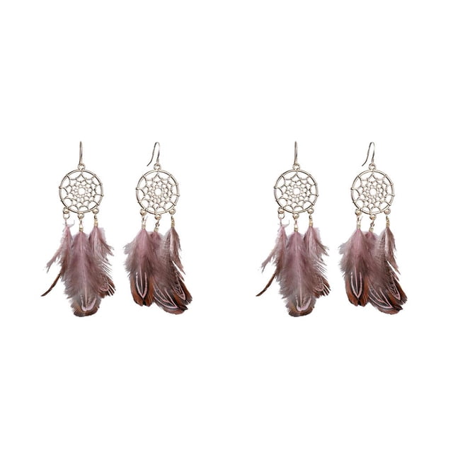 Sonducket 1 par de pendientes de mujer, estilo bohemio, gotas para las orejas delicadas, ropa única para mujeres y niñas, adorno, joyería para Type2 NO2