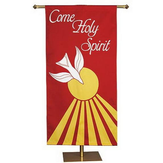 Celebration Banners KS457 Confirmation/Pentecost, Come Holy Spirit Banner