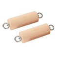 thumbnail image 5 of Baoblaze Pull up Handles Grips Wood for Weight Training Indoor and Outdoor Kettlebell, 5 of 8
