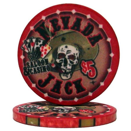 Brybelly CPNJ-Dollar 5 5 Dollar Nevada Jack 10 g Ceramic Poker