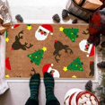 thumbnail image 4 of TIELUTT Christmas Letter and Hat Printing Mat Merry Christmas Doormat Room Door Mat Welcome Home Welcome Room Rug Cute Rugs for Living Room Big Throw Blankets Mens Throw Light Throw Blanket for Summe, 4 of 6