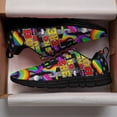 thumbnail image 3 of Hate Has No Home Here Lgbt Running Shoes Sneakers Mesh Black Size 13, 3 of 5