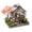 M2621 Spring Field·Cherry Blossom Greenhouse (English Version), variant on New Japanese-style miniature DIY house model, handmade architectural quality model, craft toy decoration