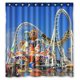 thumbnail image 1 of ABPHQTO Parque de Atracciones Cortina de ducha de poliéster impermeable y ganchos 160x180 cm, 1 of 1