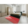thumbnail image 5 of Ahgly Company Machine Washable Indoor Square Transitional Red Area Rugs, 8' Square, 5 of 7