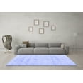 thumbnail image 3 of Ahgly Company Machine Washable Indoor Square Persian Blue Traditional Area Rugs, 6' Square, 3 of 4