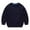 Black, variant on XYIJANI Cute Hoodies Newborn Toddler Boys Girls Solid Color Long Sleeve Round Neck Pullover Sweatshirt Threaded Neckline (Black,90)