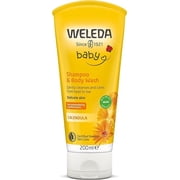 Weleda Baby Calendula Body Wash and Shampoo, (200ml)