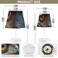 thumbnail image 4 of Faces Owls LED Desk Lamp Table Lamp USB Bedside Nightstand Small Lamp for Bedroom Living Room Kids Room, 4 of 8