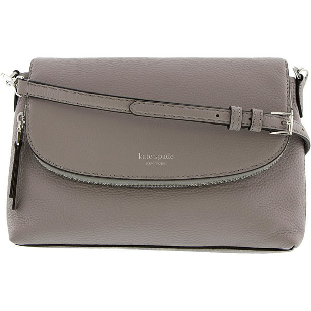 Kate Spade Women&#39;s Large Polly Leather Crossbody Bag Cross Body - True Taupe - 0 ...