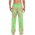 thumbnail image 2 of Lotus Flowers Men's Lightweight Pajama Bottoms Stretch Elastic Waist Side Pockets Spring Fall, 2 of 7